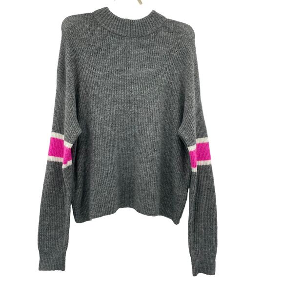 h Women Mock Neck Pullover Long Sleeve Knitted Sweater - Picture 2 of 11